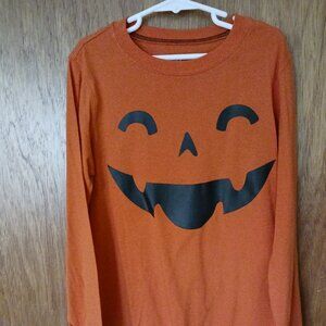NEW Carter's Halloween Orange Pumpkin Shirt